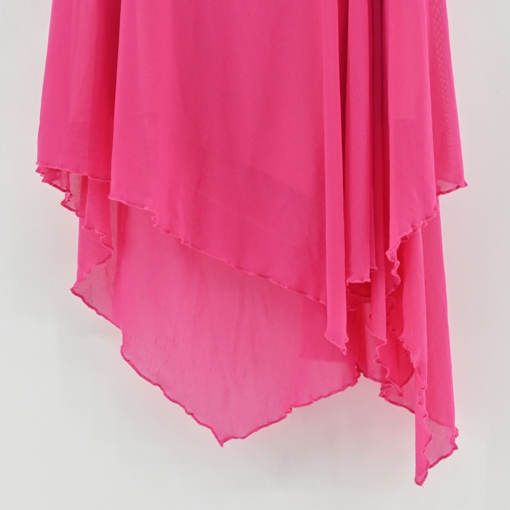 Dolls Kill Delias Mermaid Kisses Mini Dress Size L Pink Asymmetrical Going Out‎ - Picture 12 of 14